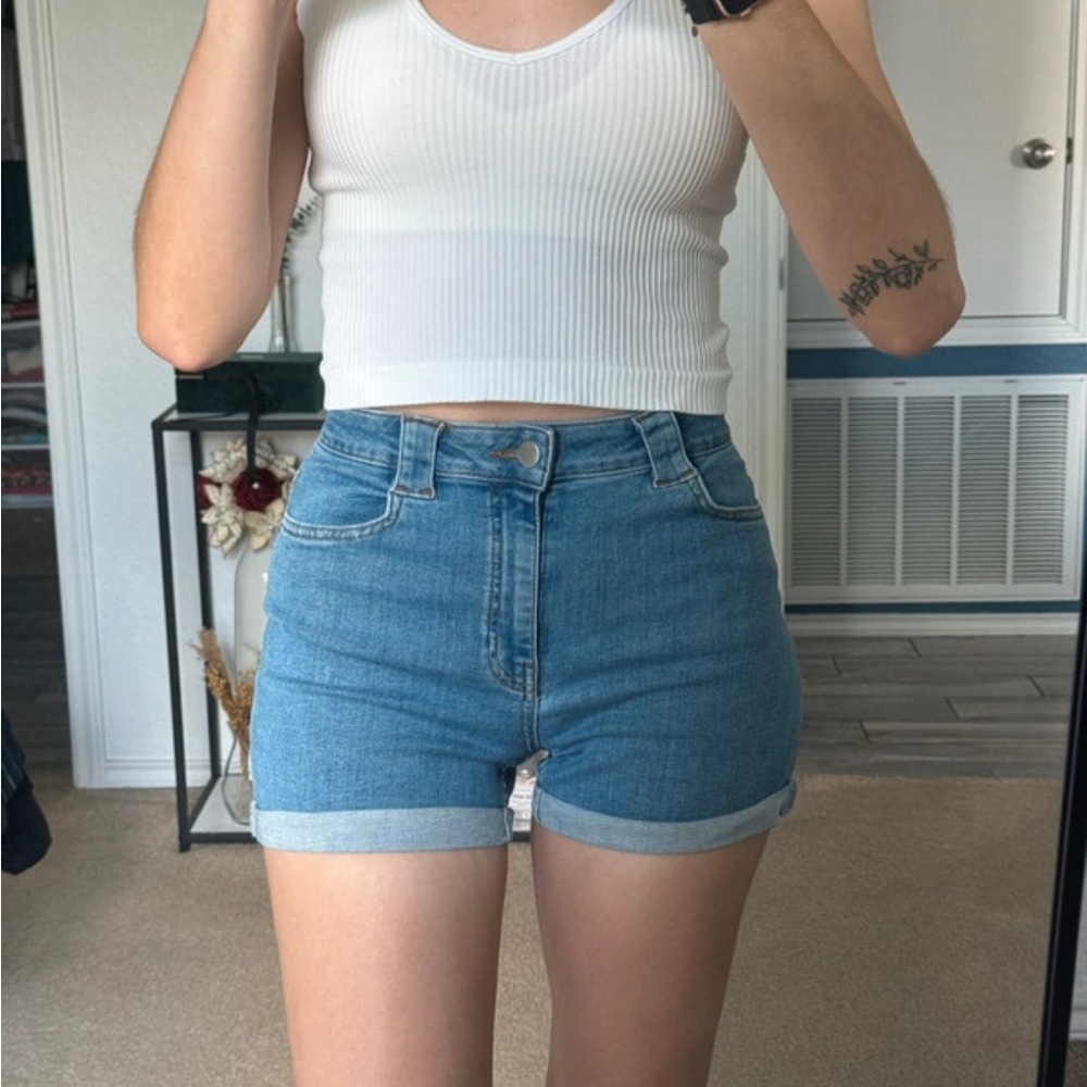 Denim Blue Women's Shorts